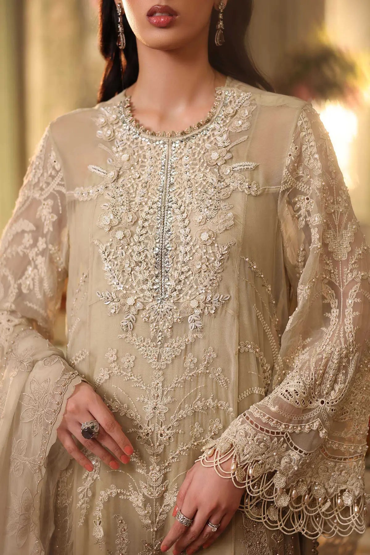Shop Maria B Coffee Embroidered Chiffon Suit | Pakistanimoda Pakistani Moda Shop Maria B Coffee Embroidered Chiffon Suit | Pakistanimoda Pakistani Moda