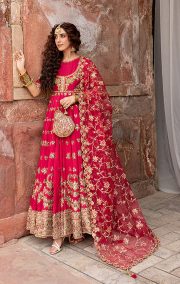 Maharani Kalidaar- Designer Bridal Hand Embellished Peshwas Suit