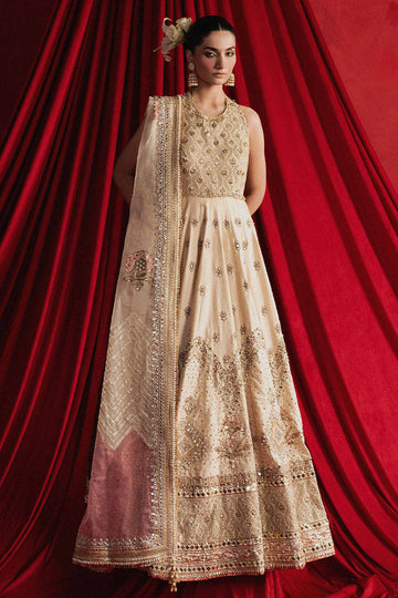 Mahjabeen by Mohsin Naveed Ranjha white bridal choli – Pakistanimoda