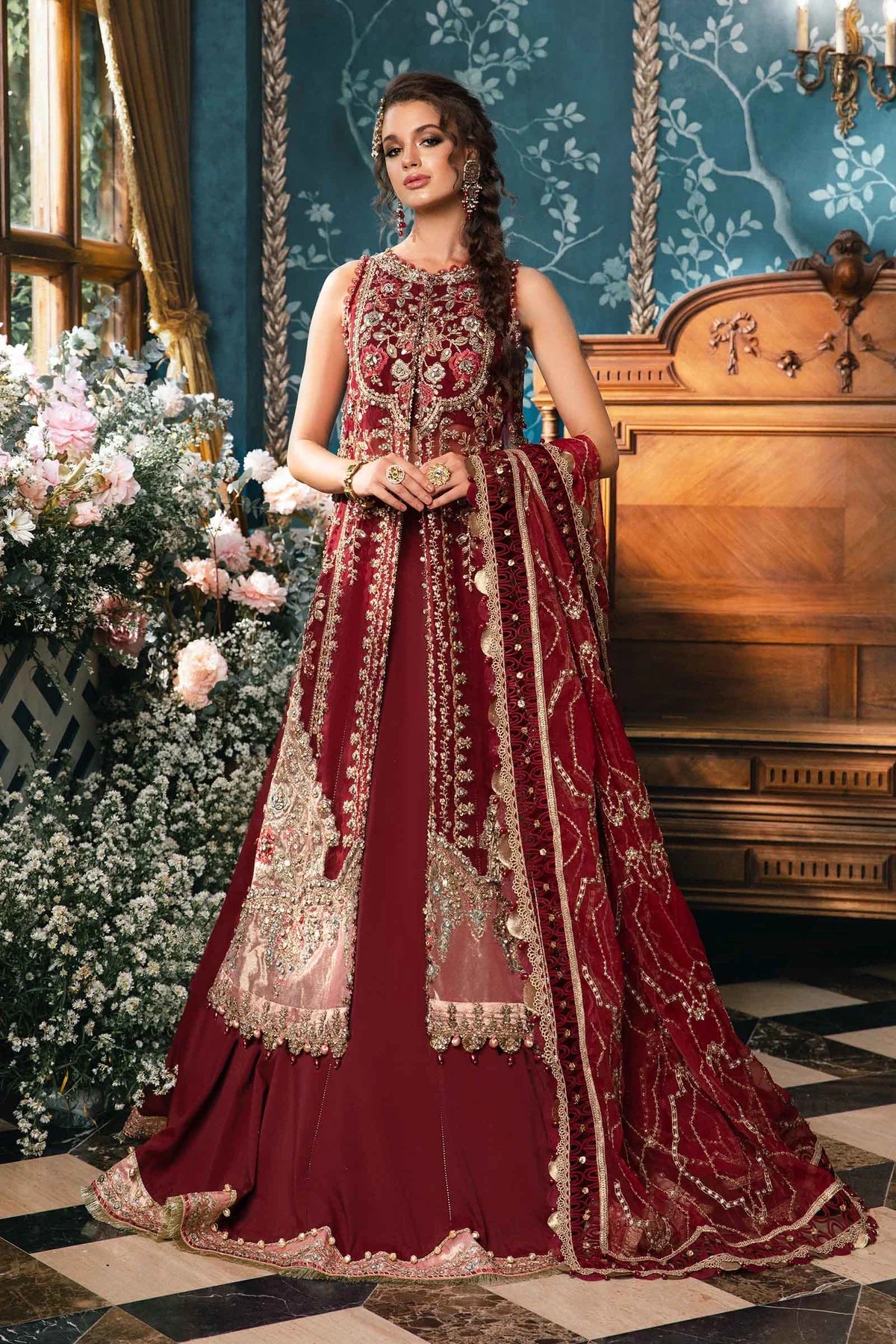 Maria B - Embroided Pakistani Wedding Collection BD-2807