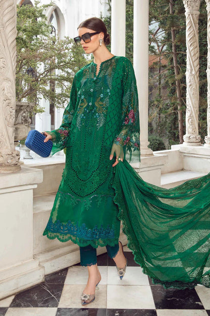 Maria B Stitched / Unstitched - Luxury Eid Pakistani Lawn 2024 - 02