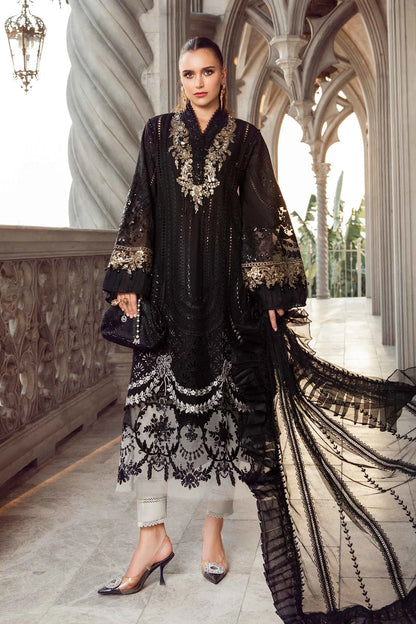 Maria B Stitched / Unstitched - Luxury Eid Pakistani Lawn 2024 - 03