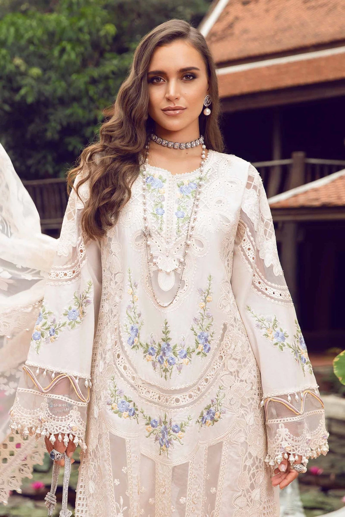 Maria B Stitched / Unstitched - Luxury Eid Pakistani Lawn 2024 - 04