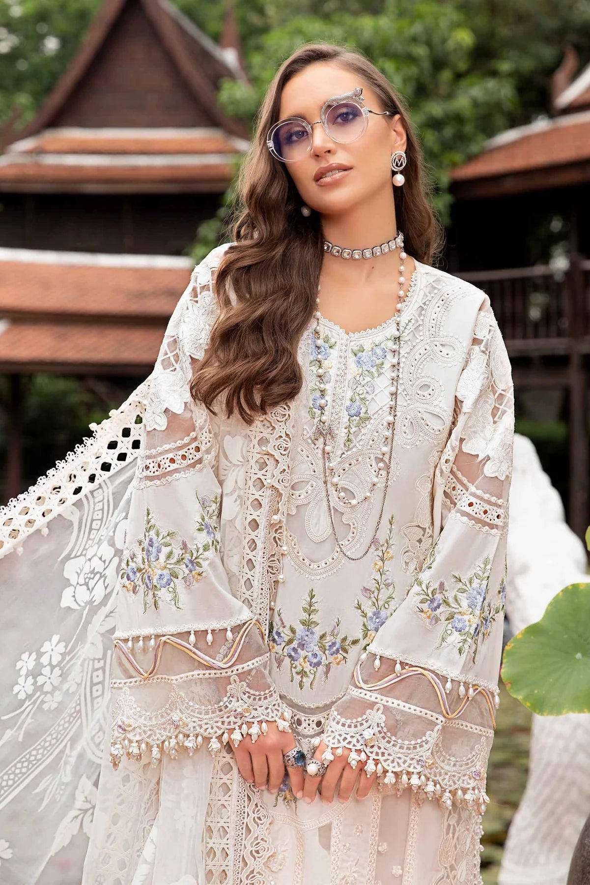 Maria B Stitched / Unstitched - Luxury Eid Pakistani Lawn 2024 - 04