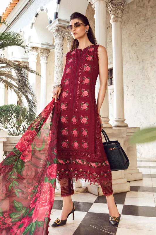 Maria B Stitched / Unstitched - Luxury Eid Pakistani Lawn 2024 - 05