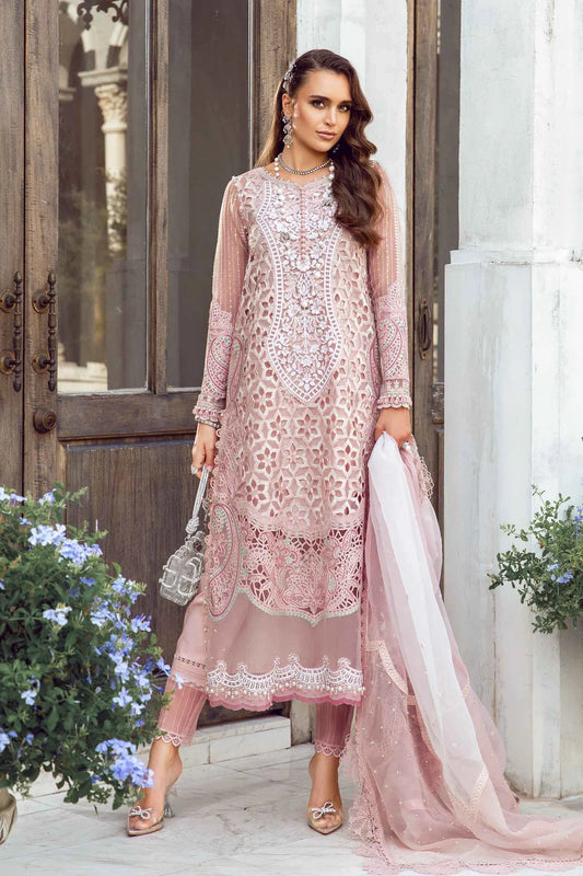 Maria B Stitched / Unstitched - Luxury Eid Pakistani Lawn 2024 - 06