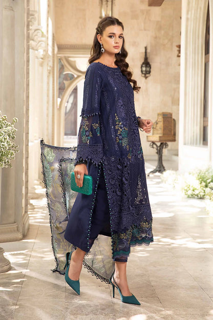 Maria B Stitched / Unstitched - Luxury Eid Pakistani Lawn 2024 - 09