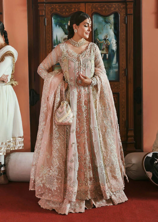 Mehar – Jewel Toned Lehenga Suit Maahi Festive ’25 by Kanwal Malik stitched only with embroidery, dupatta & lehenga. Buy on Pakistanimoda.com.