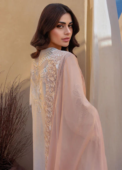 Mercina- Peach  Kurta Set for Women By- Saira Shakira