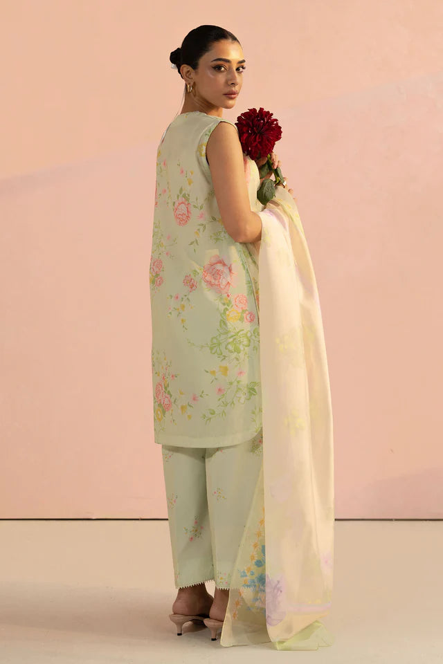 Mia-5A Pakistani Summer Lawn Outfit '25 By- Zara Shahjahan