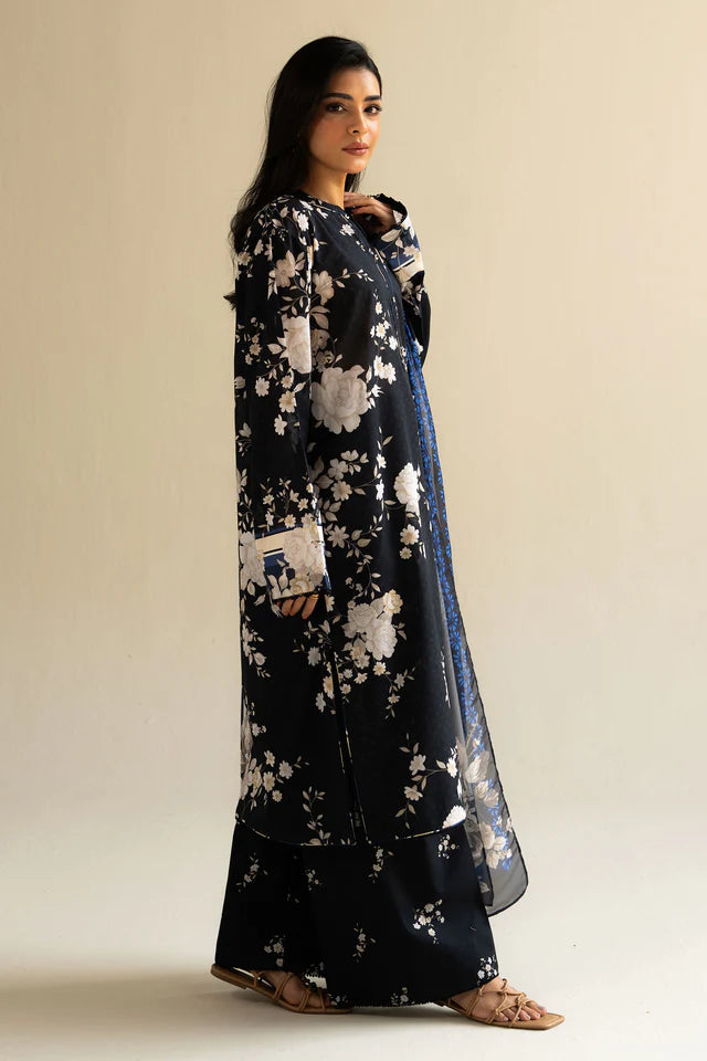 Mia-5B Pakistani Summer Lawn Outfit '25 By- Zara Shahjahan