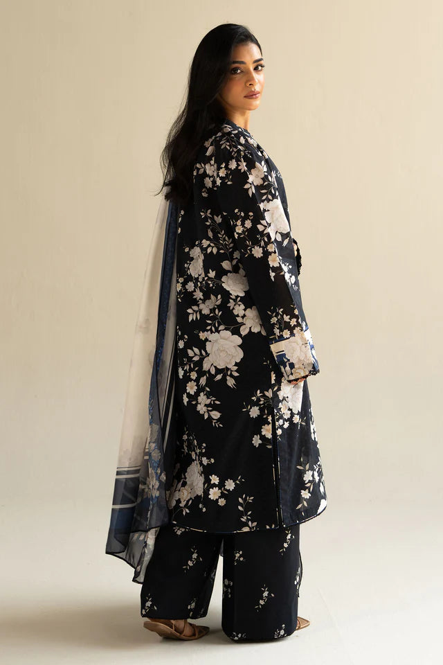 Mia-5B Pakistani Summer Lawn Outfit '25 By- Zara Shahjahan