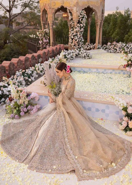 Miraal - Traditional Pishwas with Intricate Embellishments