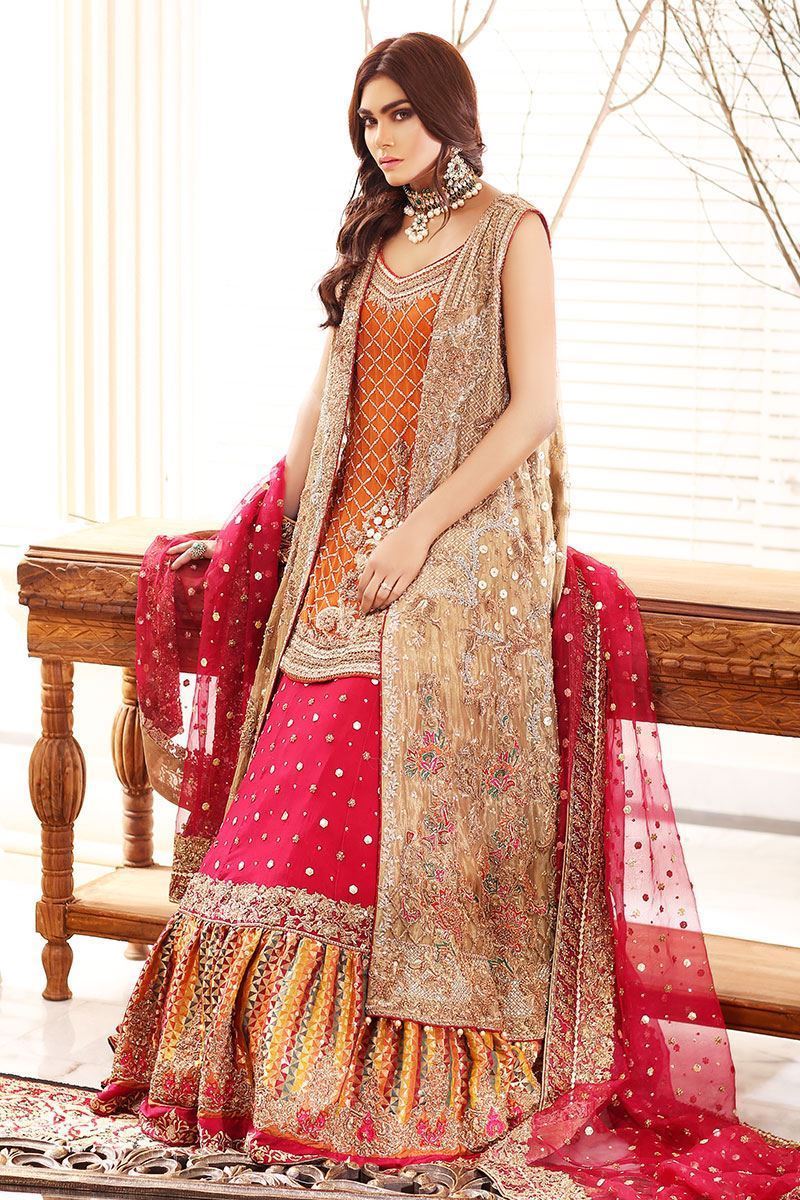 Moor-Mahal- Pakistani Designer Gharara Set