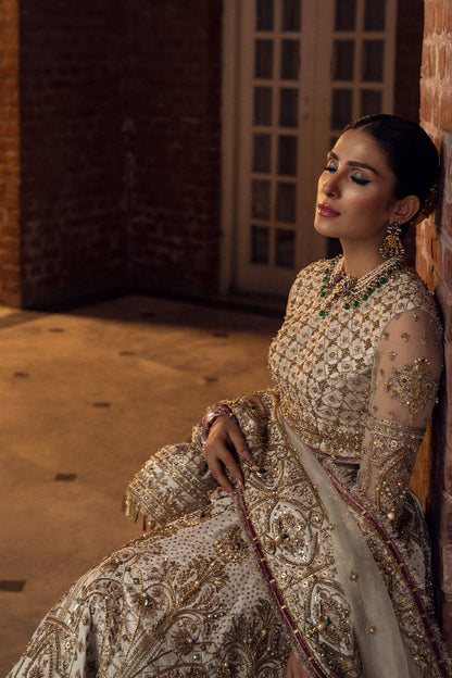 Motia - Enchanting Bridal Lehenga in White