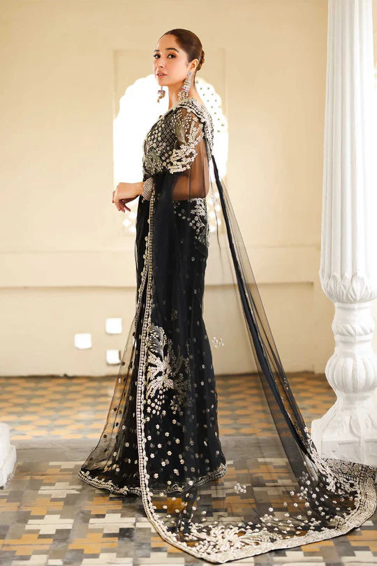 Nawab Jan- Hand-embellished Saree with Royal Craftsmanship