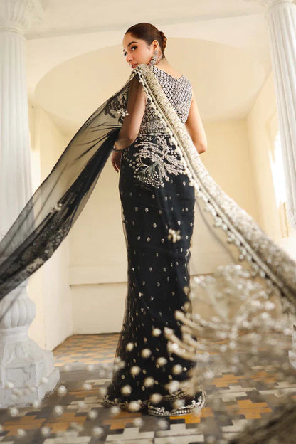 Nawab Jan- Hand-embellished Saree with Royal Craftsmanship