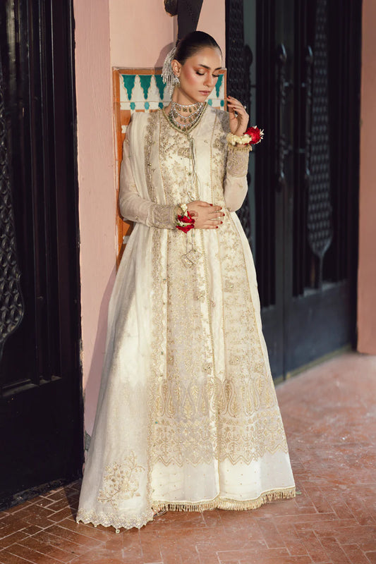 Buy Neha – Off White Wedding Angrakha Suit Rang Rasiya Pakistanimoda