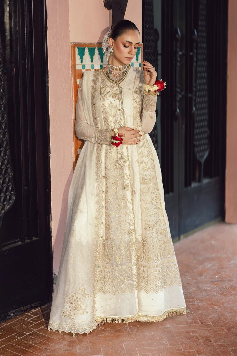 Buy Neha – Off White Wedding Angrakha Suit Rang Rasiya Pakistanimoda