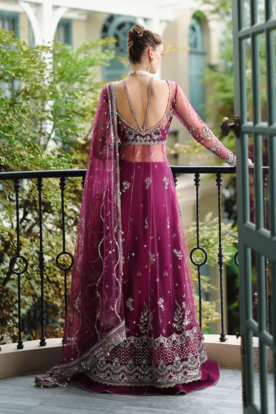 Nicole from The Muse by Mushq wine red stitched frock dress