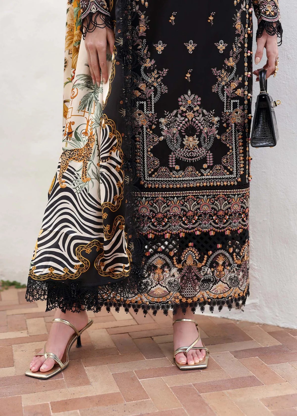 Noire- Elysia Luxury Lawn’25 Ensemble By- Kanwal Malik