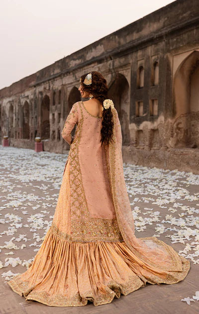 NoorJehan- Designer Bridal Jamawar Farshi Gharara Outfit