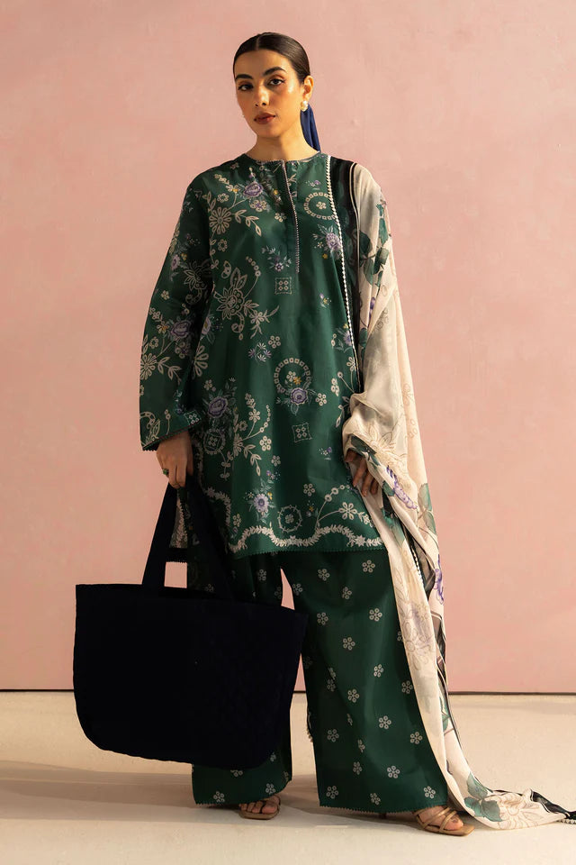 Nora- 8B Pakistani Summer Lawn Outfit '25 By- Zara Shahjahan