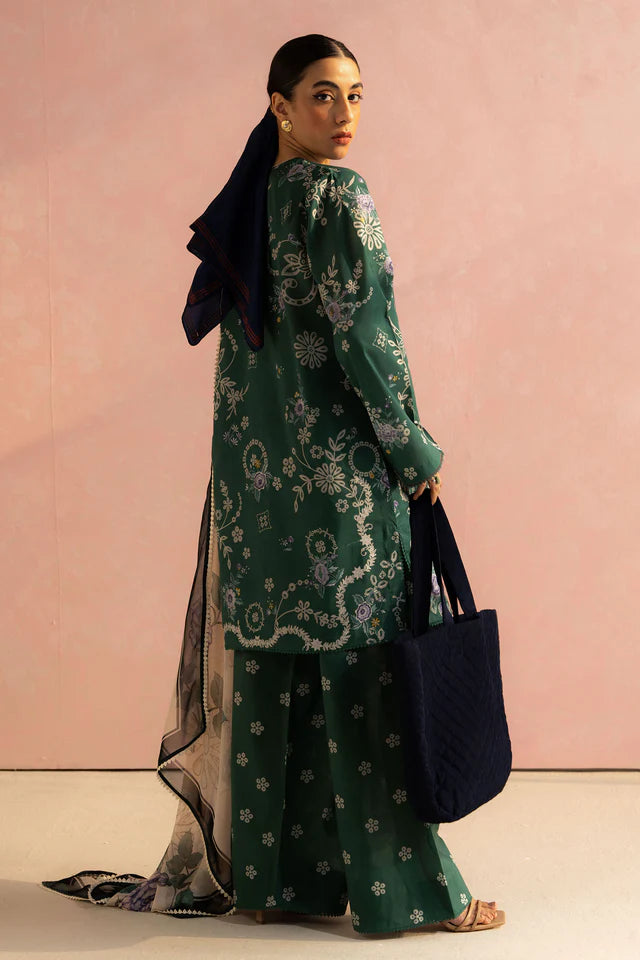 Nora- 8B Pakistani Summer Lawn Outfit '25 By- Zara Shahjahan