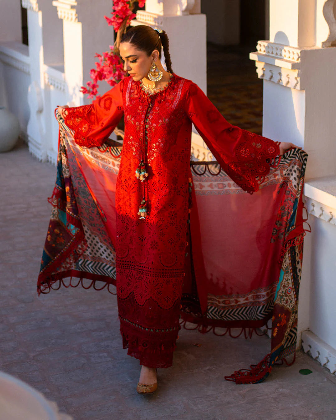 Nora- Sajna Lawn 25 Outfit By- Maya Ali
