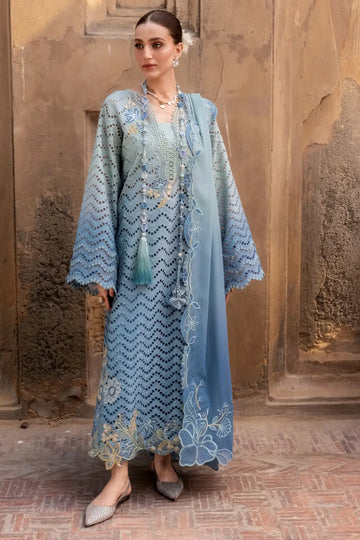 Crimson Lawn 2026 Ombre Love D8A ocean Pakistani designer suit