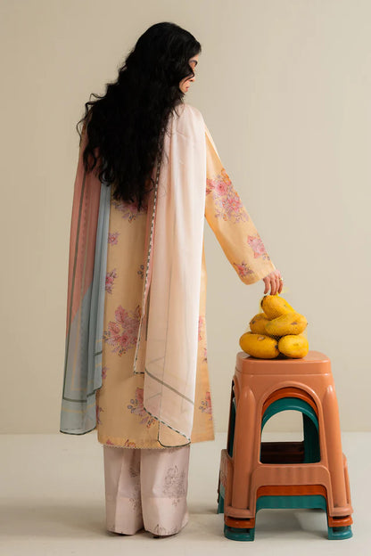 Ovela-1B soft pastel Pakistani lawn suit for summer events – Coco Zara Shahjahan