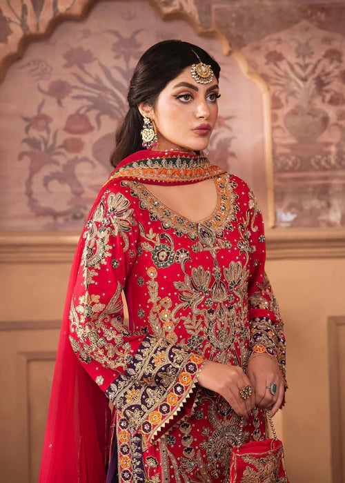 Parsa- Pakistani Designer Hot Pink Kurta Set For US Evening Events