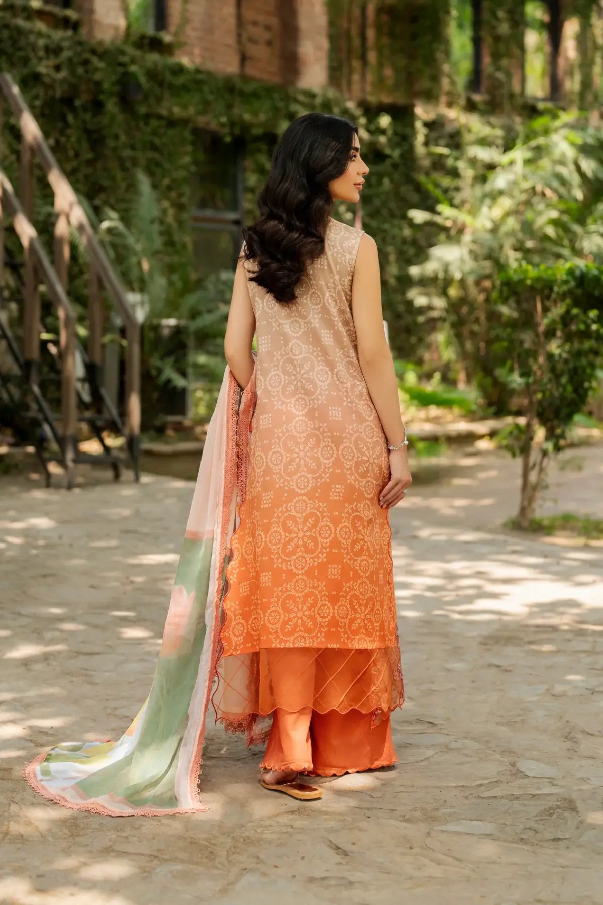 each Sorbet MSSL-02 by Asifa & Nabeel stitched lawn 3PC from Meraki Summer 26