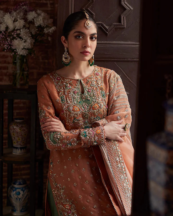 Pelin-Embellished Shirt with Shalwar-By-Faiza Saqlain