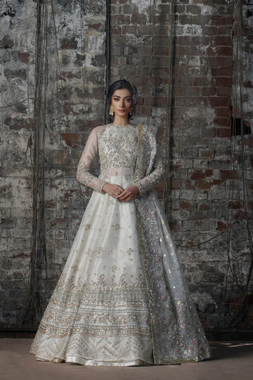 Pure Elegance - Bridal Lehenga in White Color