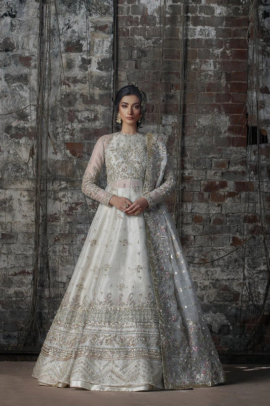 Pure Elegance - Bridal Lehenga in White Color By Zuria Dor