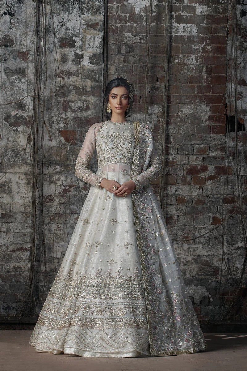 Pure Elegance - Bridal Lehenga in White Color