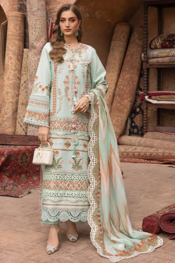 Mint green Saira Shakira Breeze RUNA-8-A lawn suit monar dupatta