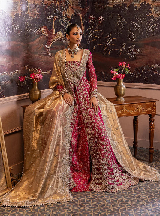 Radiant Beauty - Beautiful Red Bridal Lehenga