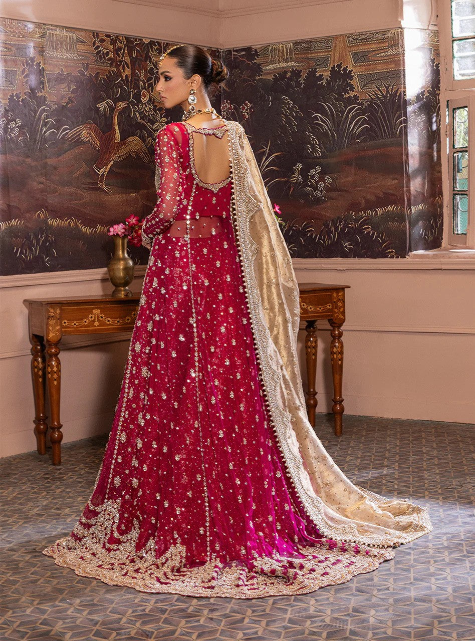 Radiant Beauty - Beautiful Red Bridal Lehenga