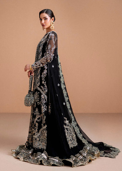 Rayen by Kanwal Malik high-slit organza shirt and crushed maxi dress