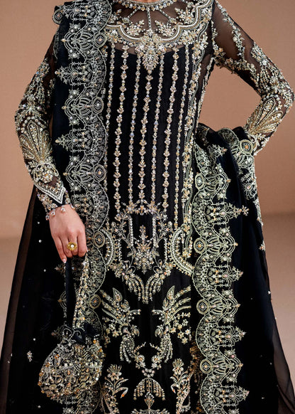 Rayen by Kanwal Malik high-slit organza shirt and crushed maxi dress