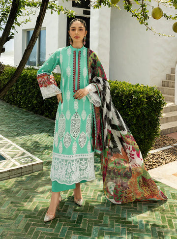 Rayne-12B Chikankari Lawn Outfit '25 By- Zainab Chottani