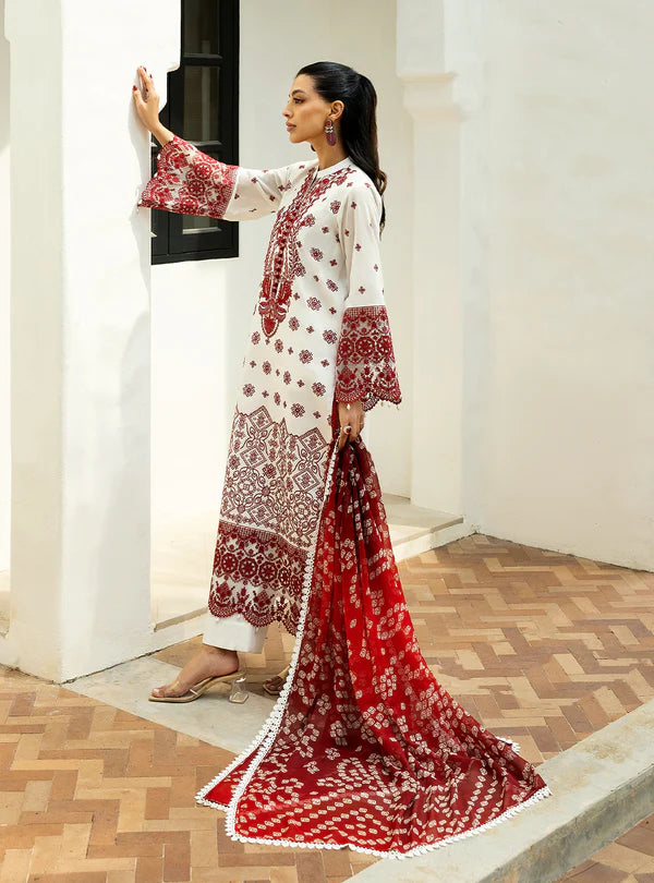 Reem- 8B Chikankari Lawn Outfit '25 By- Zainab Chottani