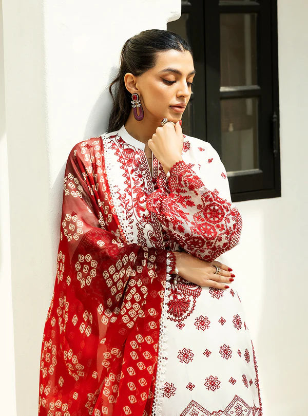 Reem- 8B Chikankari Lawn Outfit '25 By- Zainab Chottani