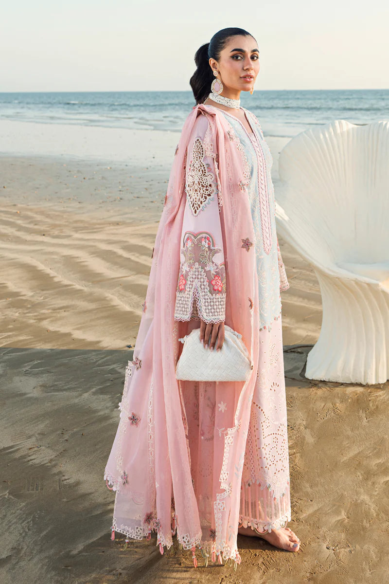 Reem- Pakistani Designer Lawn Outfit By- Qalamkar