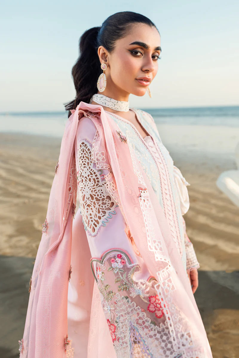 Reem- Pakistani Designer Lawn Outfit By- Qalamkar