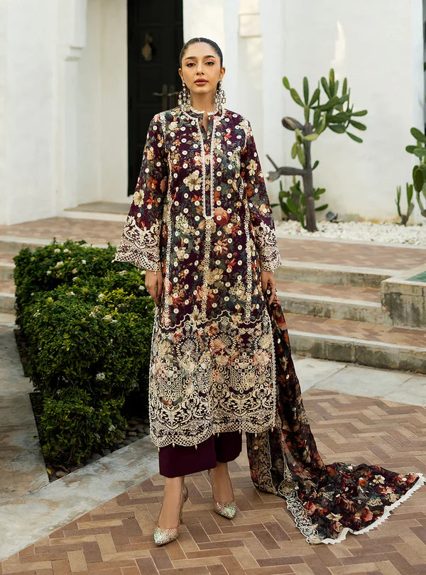 Reeya-10B Chikankari Lawn Outfit '25 By- Zainab Chottani