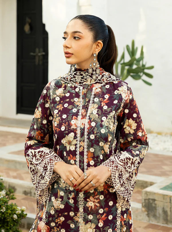 Reeya-10B Chikankari Lawn Outfit '25 By- Zainab Chottani