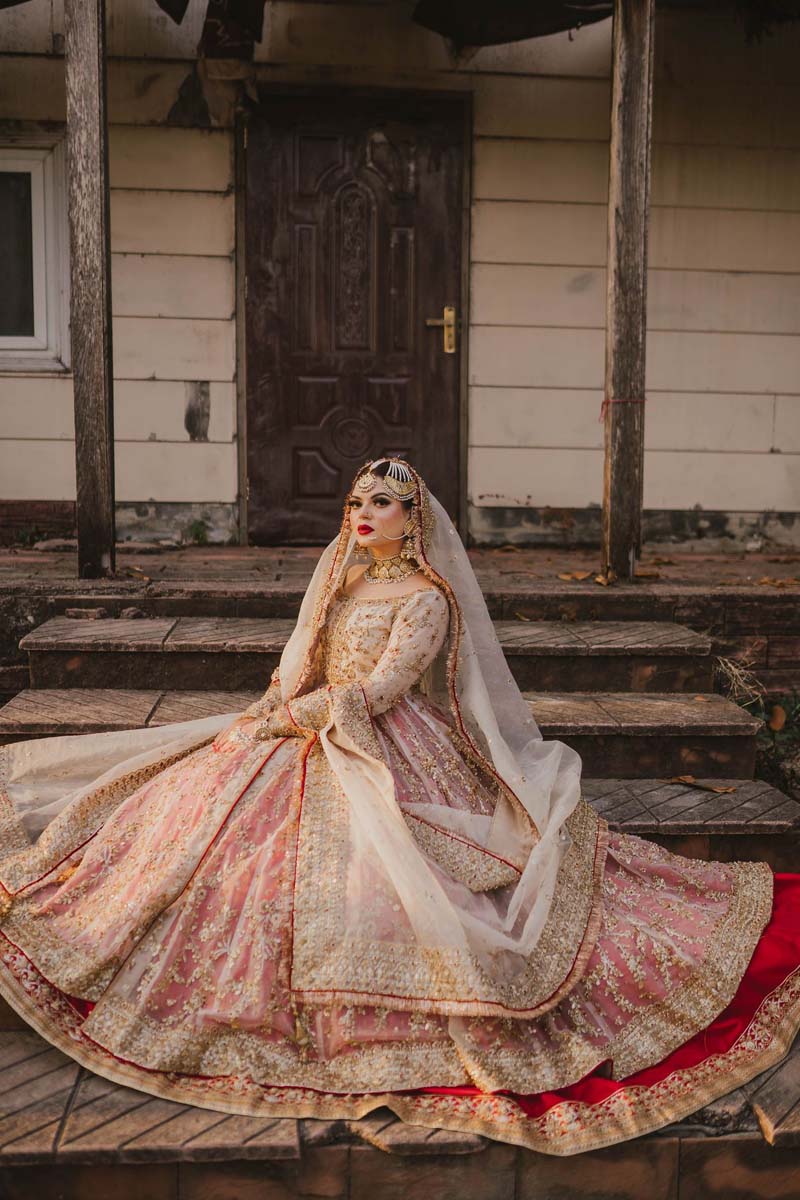 Regal Heritage - Traditional Pishwas Bridal Outfit